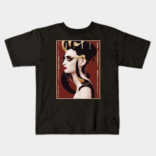 Siouxsie and the Banshees Art Deco Kids T-Shirt